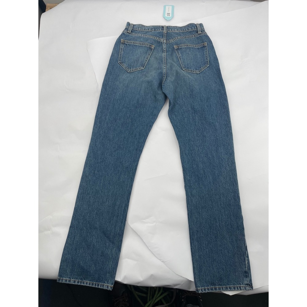 DOEN High Rise Straight Leg Jeans 25 Blue Good Organic Cotton - Picture 4 of 7